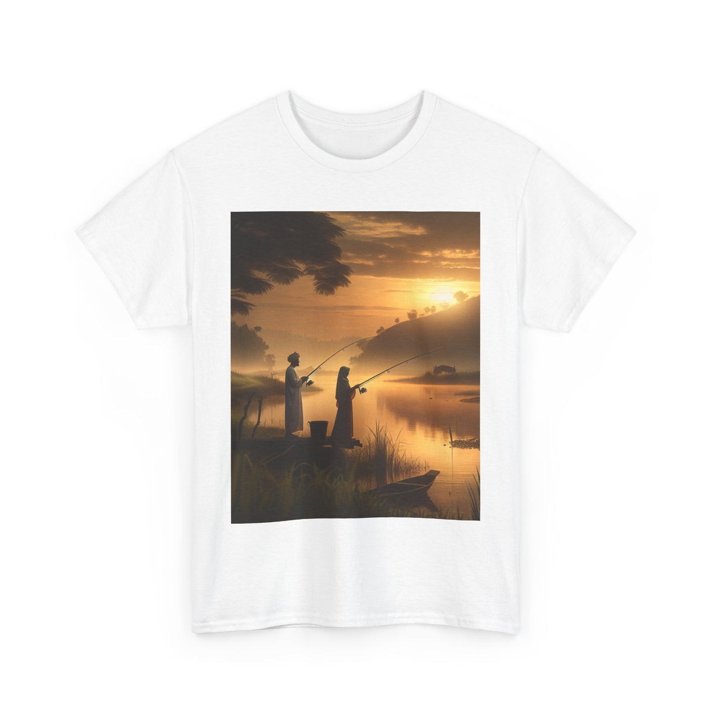 Fishing Women's Heavy Cotton Tee