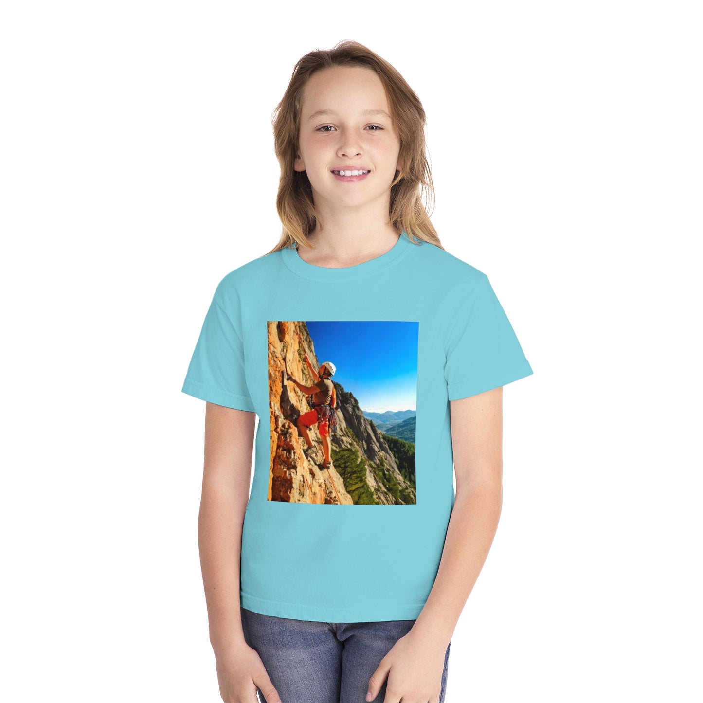 Rock Climbing Youth Midweight Tee