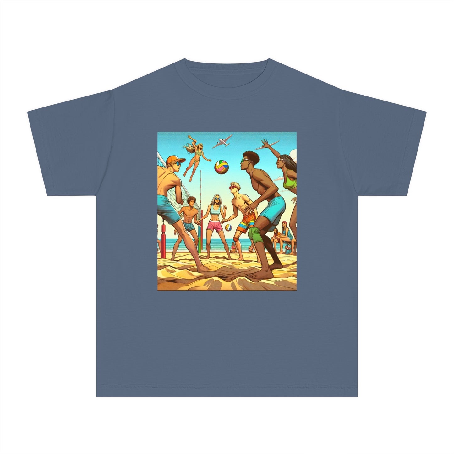 Volleyball Youth Midweight Tee