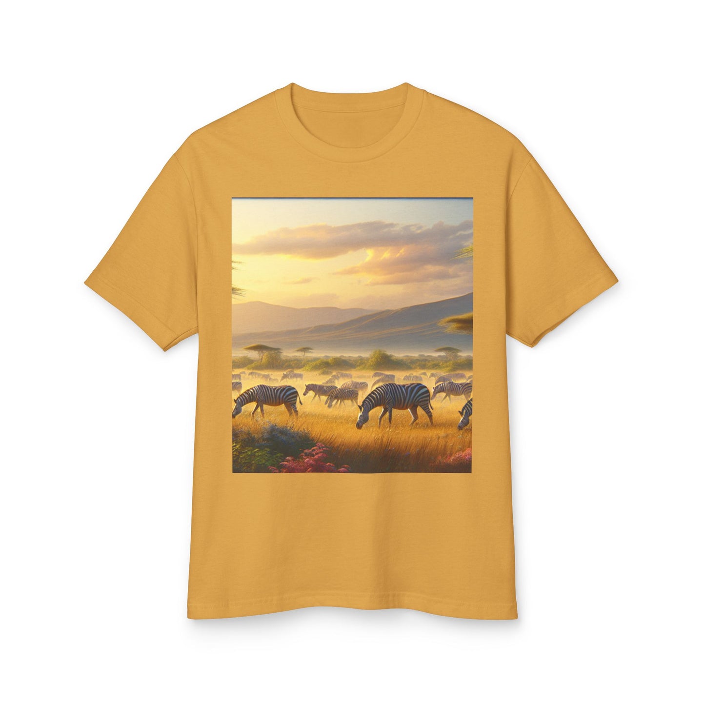 Zebras Heavyweight Tee - Unisex Garment-Dyed Shirt