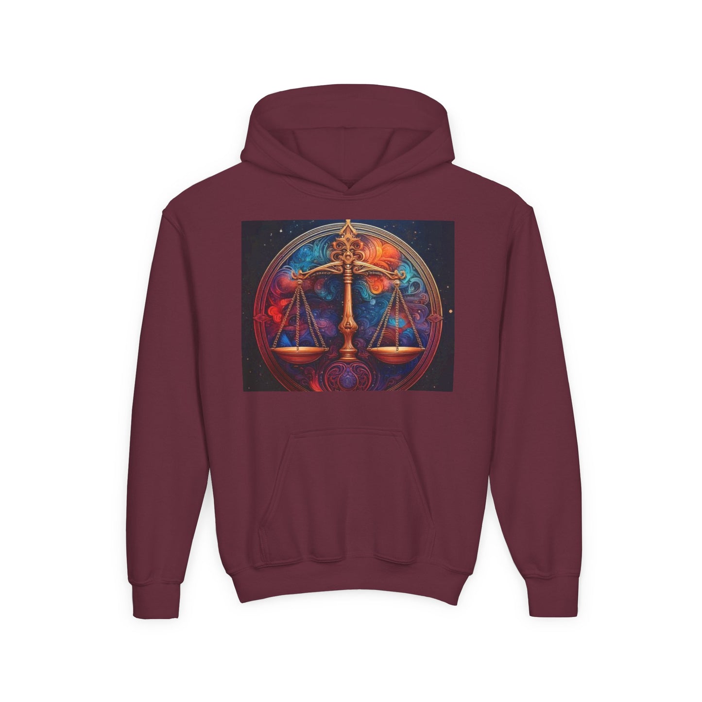 Libra Youth Hoodie - Heavy Blend Sweatshirt