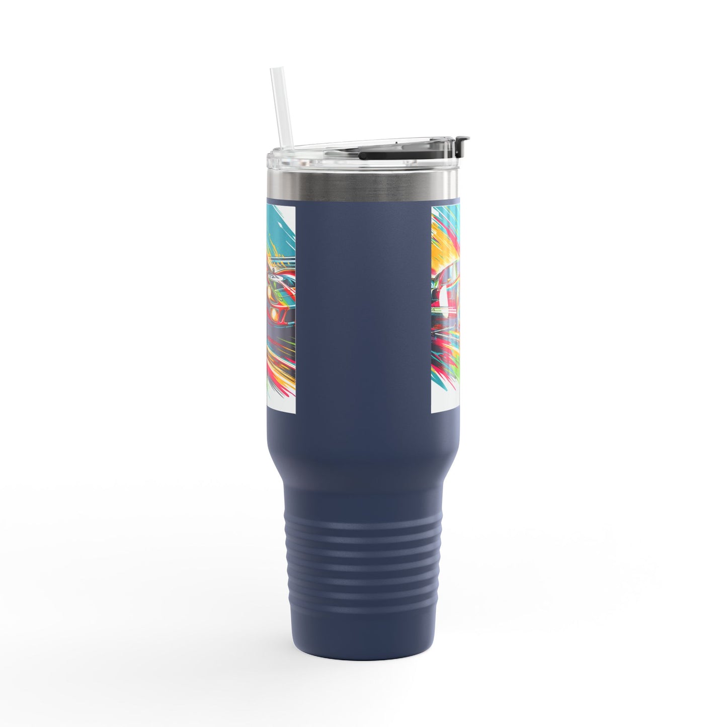 Vintage NASCAR Insulated Travel Mug, 40oz, Perfect for Fans, Sports Events, Coffee, Tea, Water