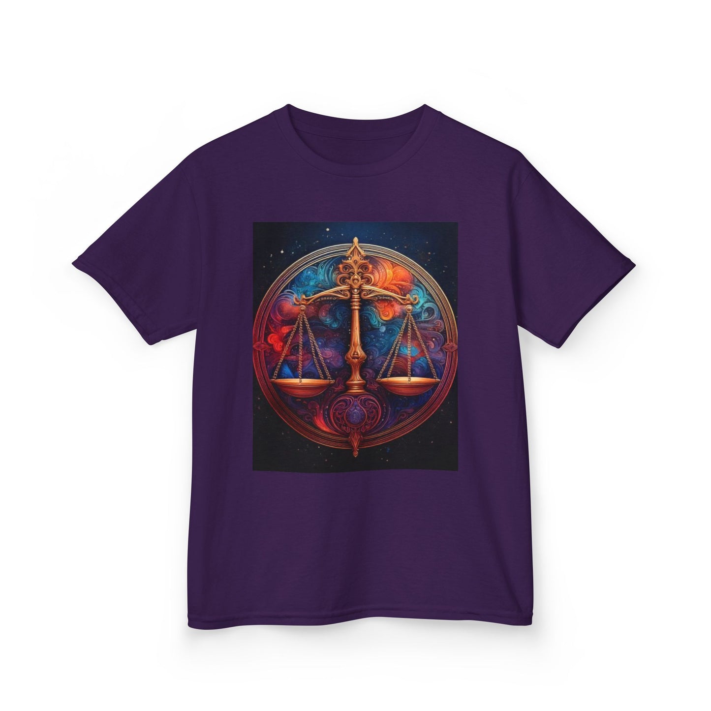 Libra Horoscope Kids Tee - Cosmic Zodiac T-Shirt for Astrology Lovers, Birthday Gift, Everyday Wear, Reference Guide, Unique Design