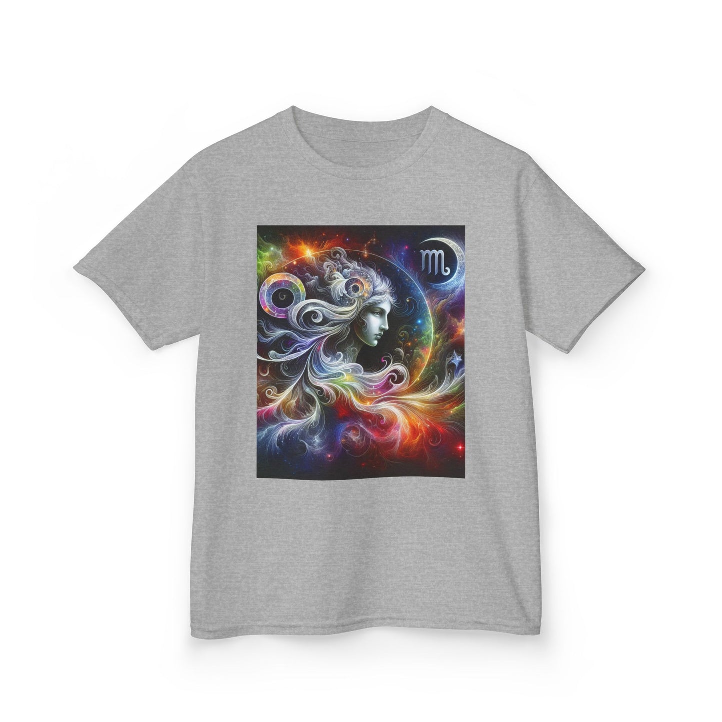 Virgo Horoscope Kids Tee - Cosmic Zodiac T-Shirt for Astrology Lovers, Birthday Gift, Everyday Wear, Reference Guide, Unique Design