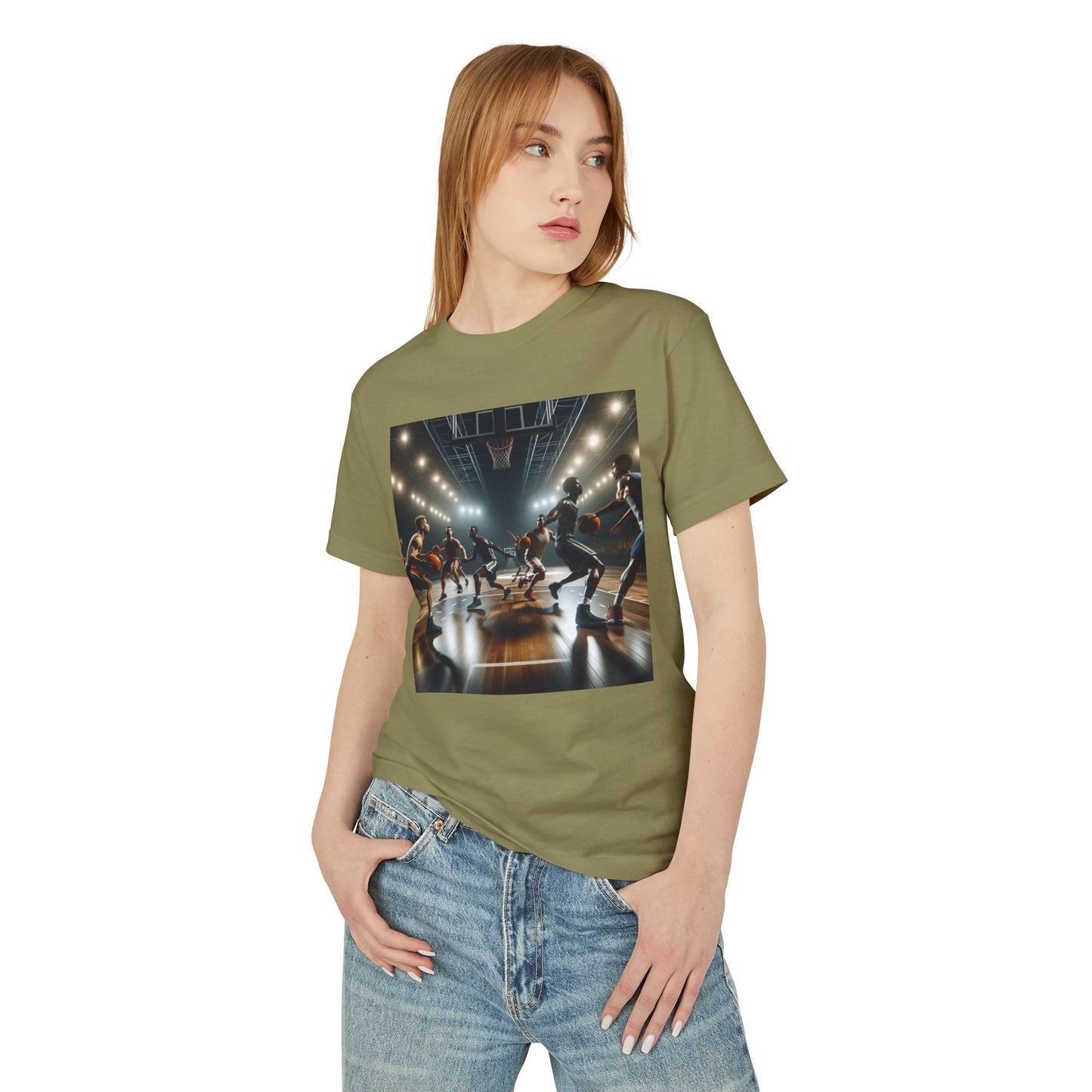 Basketball Heavyweight Tee - Unisex Garment-Dyed Shirt