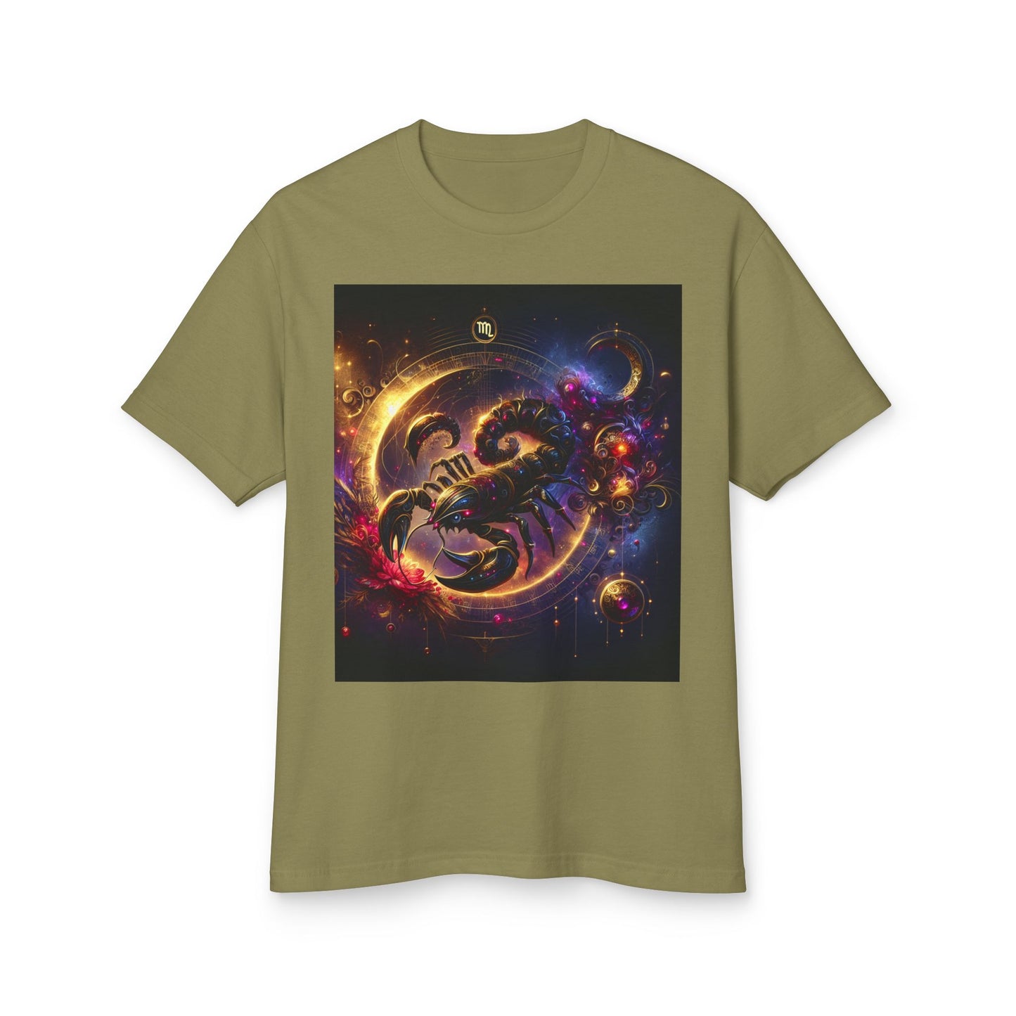 Scorpio Heavyweight Tee - Unisex Garment-Dyed Shirt