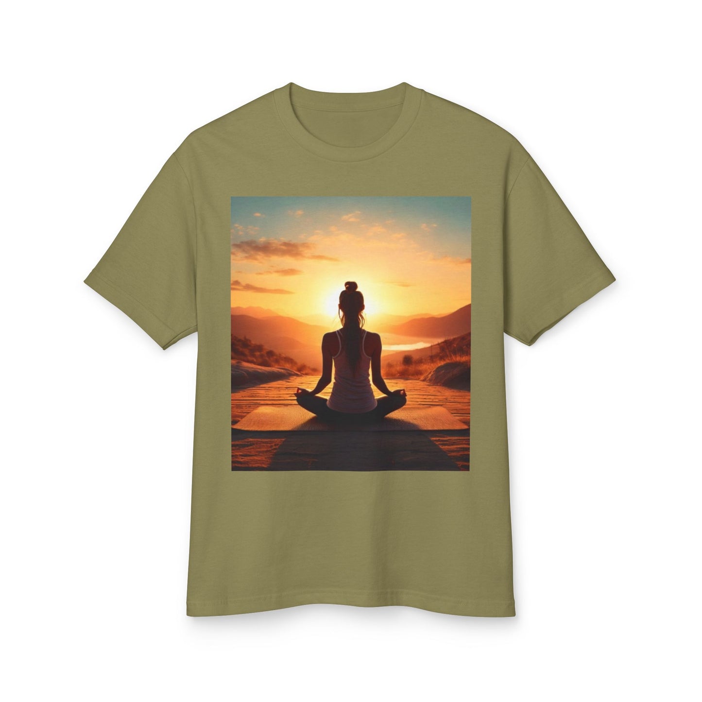 Yoga Heavyweight Tee - Unisex Garment-Dyed Shirt
