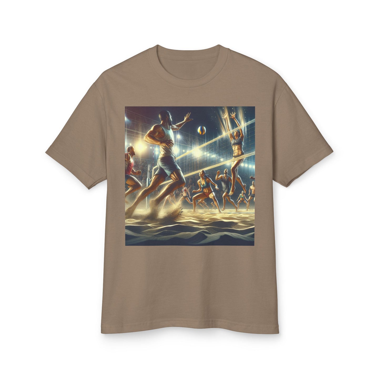 Volleyball Heavyweight Tee - Unisex Garment-Dyed Shirt