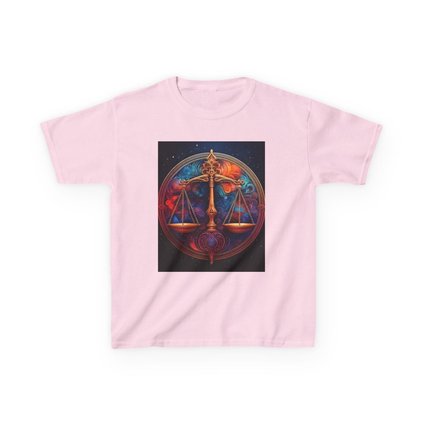 Libra Horoscope Kids Tee - Cosmic Zodiac T-Shirt for Astrology Lovers, Birthday Gift, Everyday Wear, Reference Guide, Unique Design
