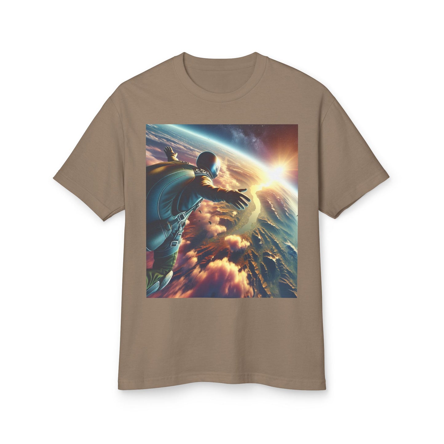 Skydiving Heavyweight Tee - Unisex Garment-Dyed Shirt