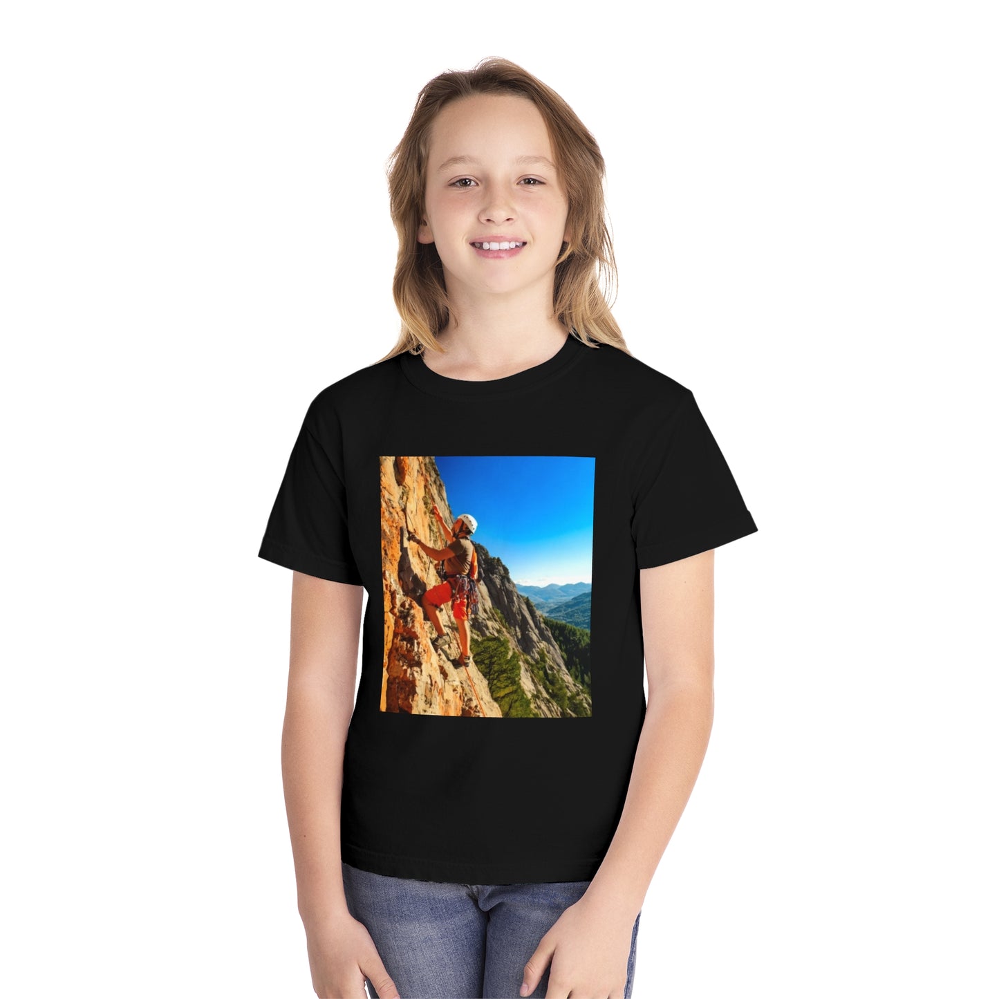 Rock Climbing Youth Midweight Tee
