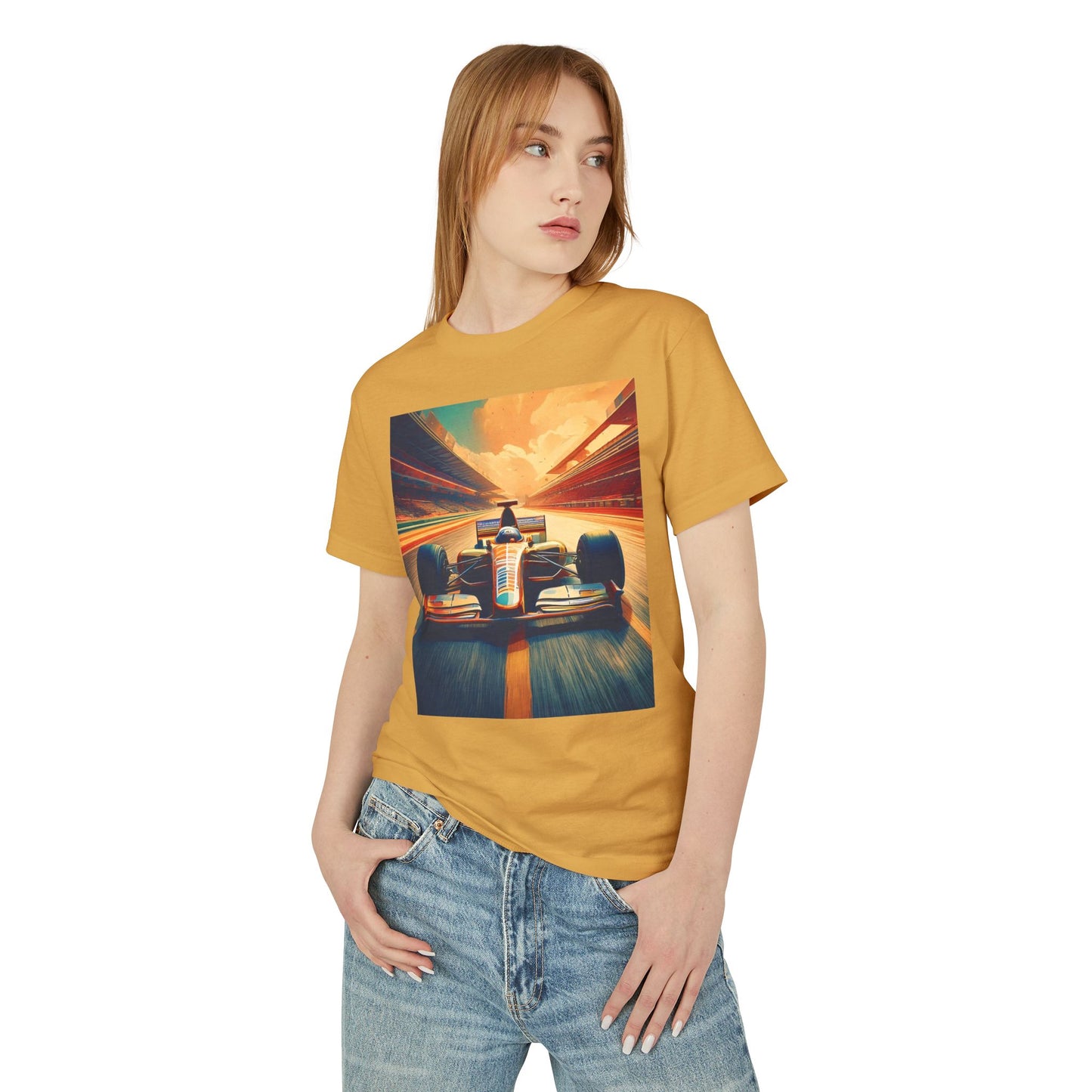F1 Heavyweight Tee - Unisex Garment-Dyed Shirt