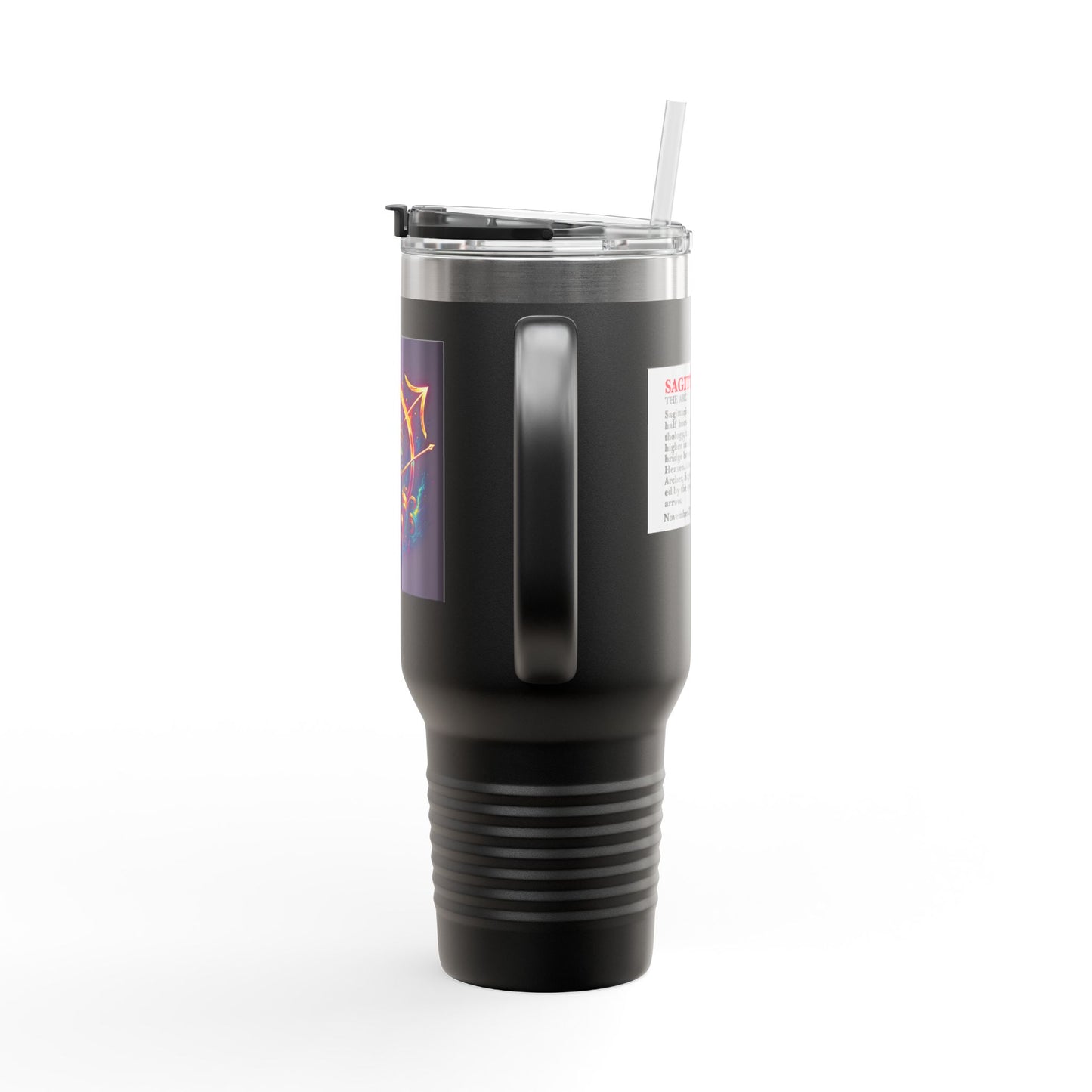 Sagittarius Insulated Travel Mug, 40oz, Perfect for Zodiac Fans, Coffee, Tea, Water