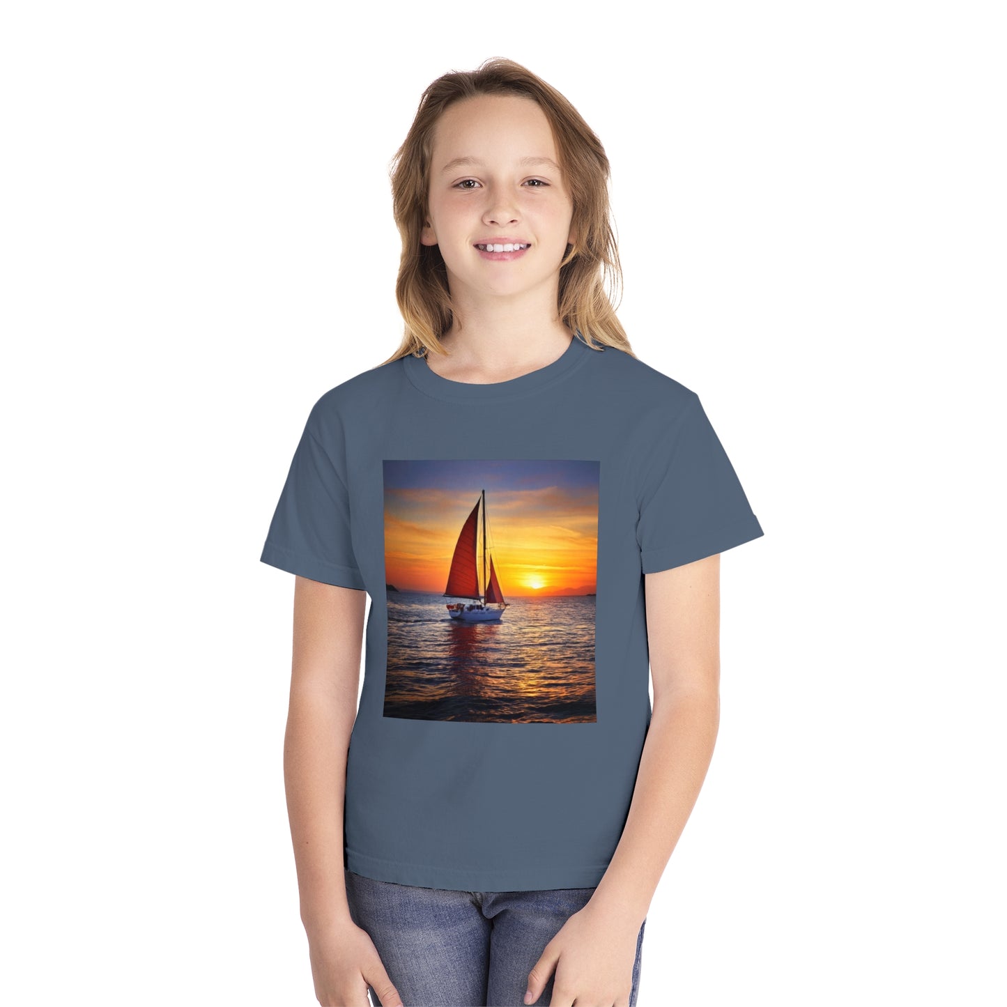 Sailing Youth Midweight Tee