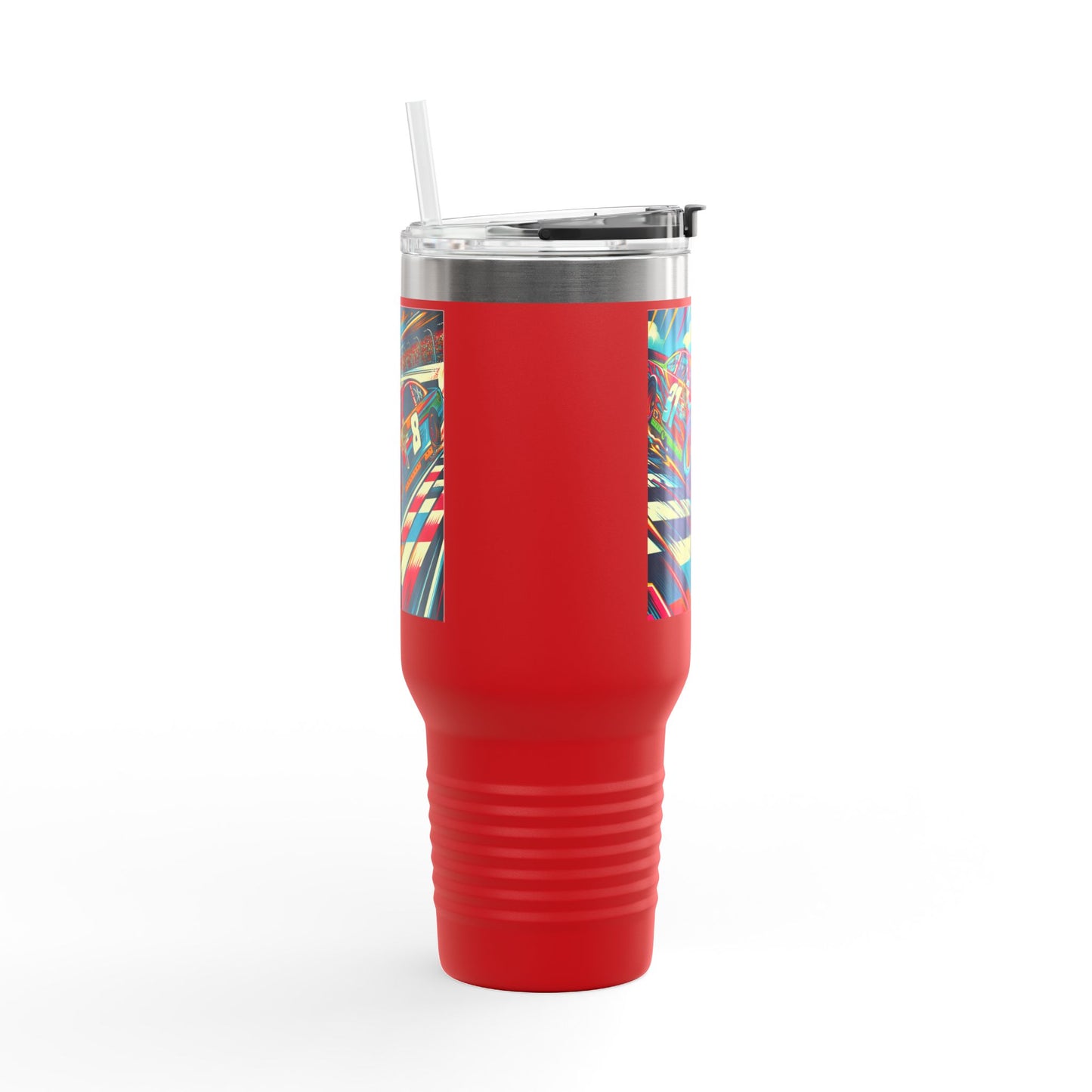 Vintage F1 Insulated Travel Mug, 40oz, Perfect for Fans, Sports Events, Coffee, Tea, Water