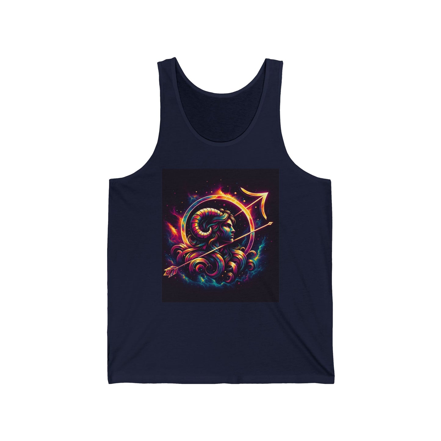 Sagittarius Unisex Jersey Tank Top - Perfect for Festivals & Casual Wear