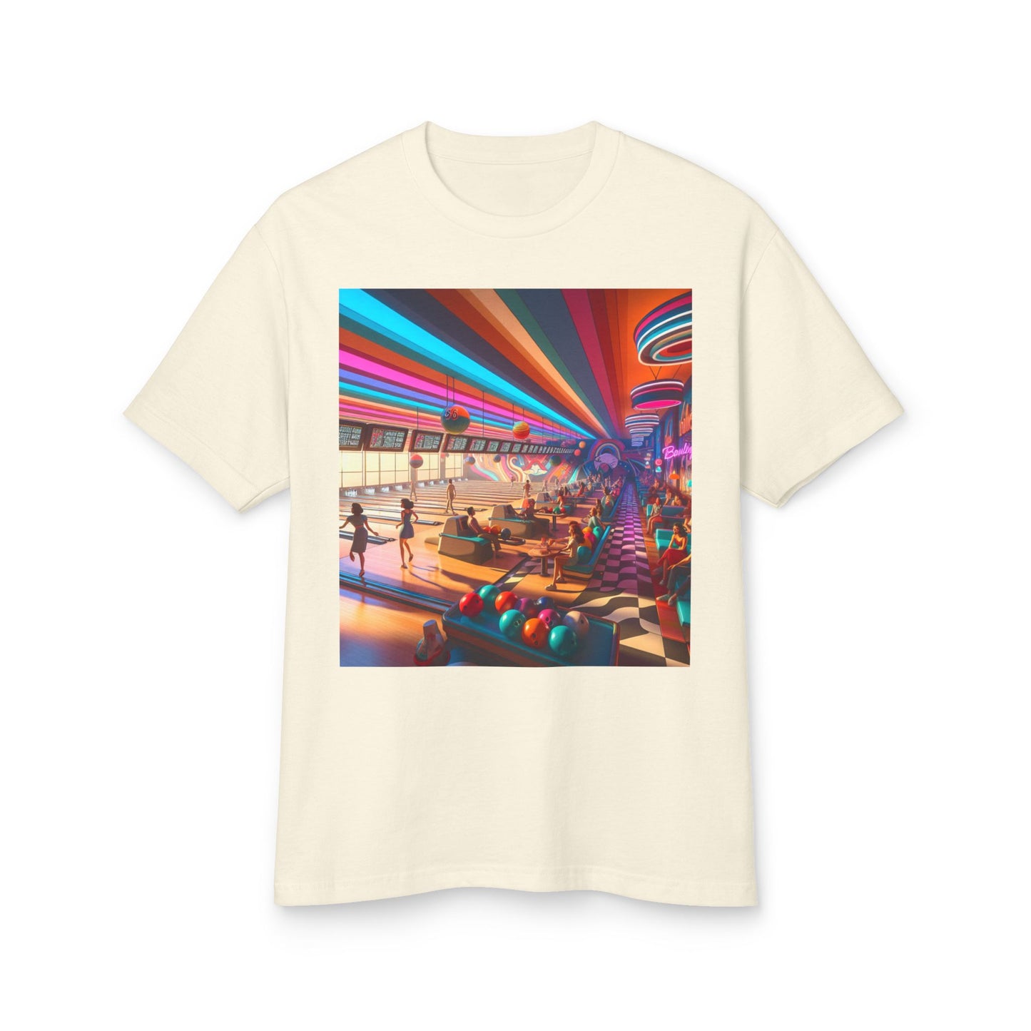Bowling Heavyweight Tee - Unisex Garment-Dyed Shirt