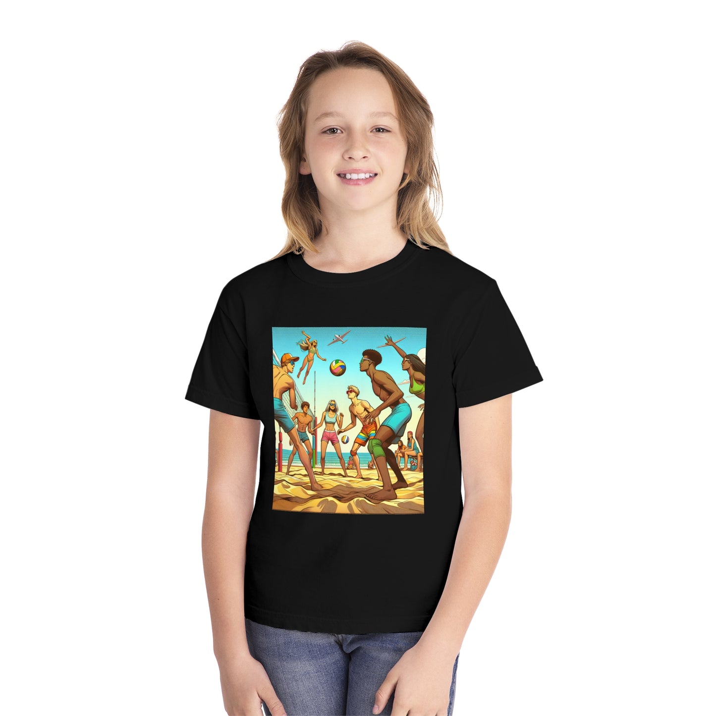 Volleyball Youth Midweight Tee