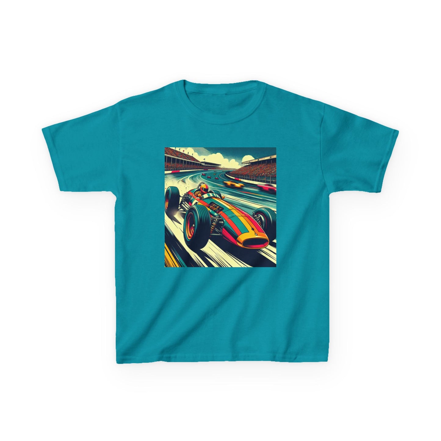 Vintage F1 Kids Tee, Birthday Gift, Everyday Wear, Reference Guide, Unique Design