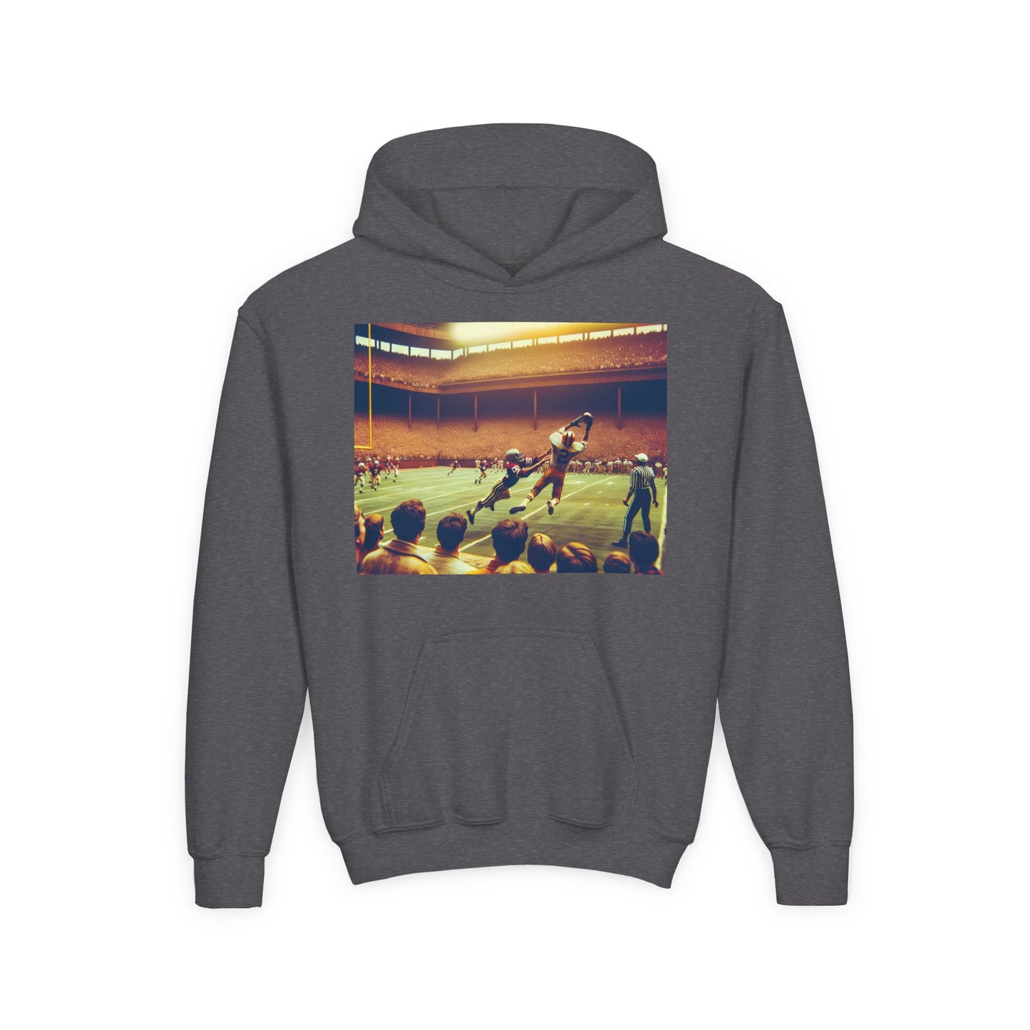 Football Youth Hoodie - Heavy Blend Sweatshirt