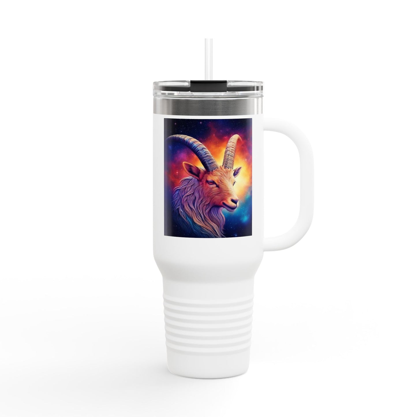 Capricorn Insulated Travel Mug, 40oz, Perfect for Zodiac Fans, Coffee, Tea, Water