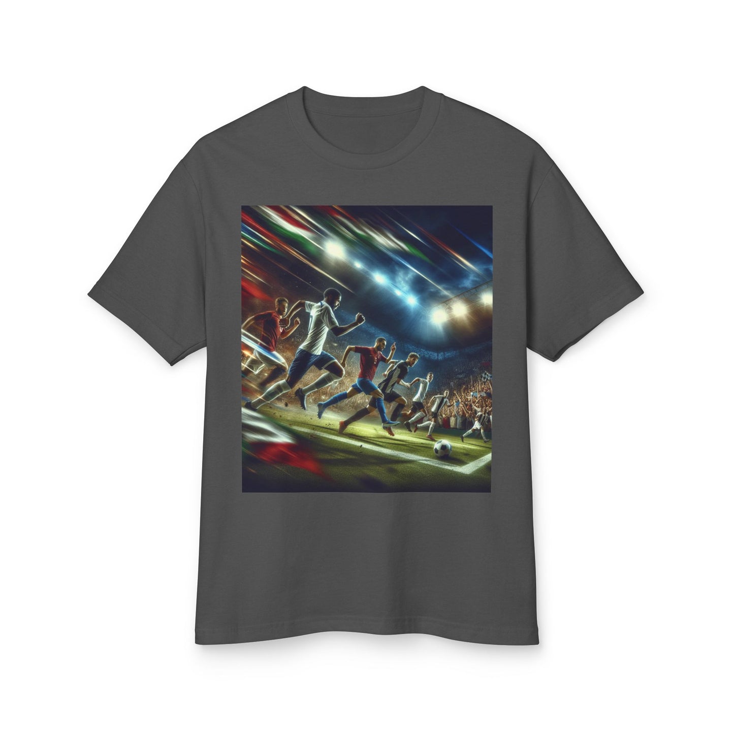 Soccer Heavyweight Tee - Unisex Garment-Dyed Shirt