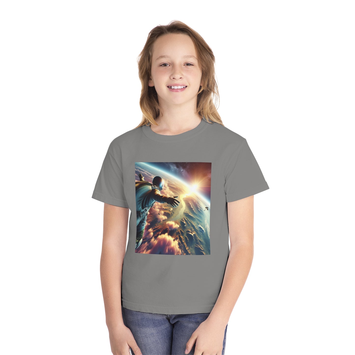Sky Diving Youth Midweight Tee