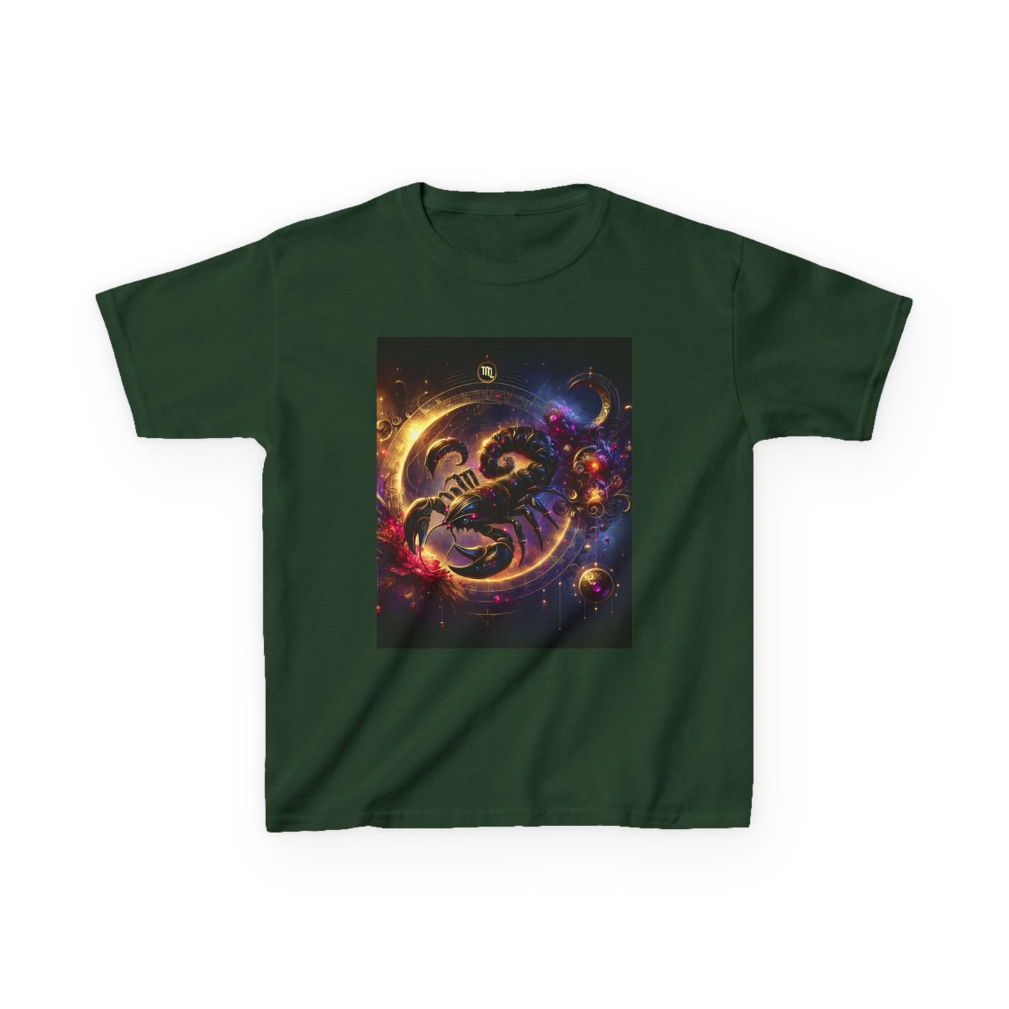 Scorpio Horoscope Kids Tee - Cosmic Zodiac T-Shirt for Astrology Lovers, Birthday Gift, Everyday Wear, Reference Guide, Unique Design
