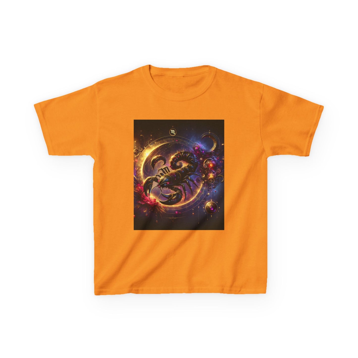 Scorpio Horoscope Kids Tee - Cosmic Zodiac T-Shirt for Astrology Lovers, Birthday Gift, Everyday Wear, Reference Guide, Unique Design