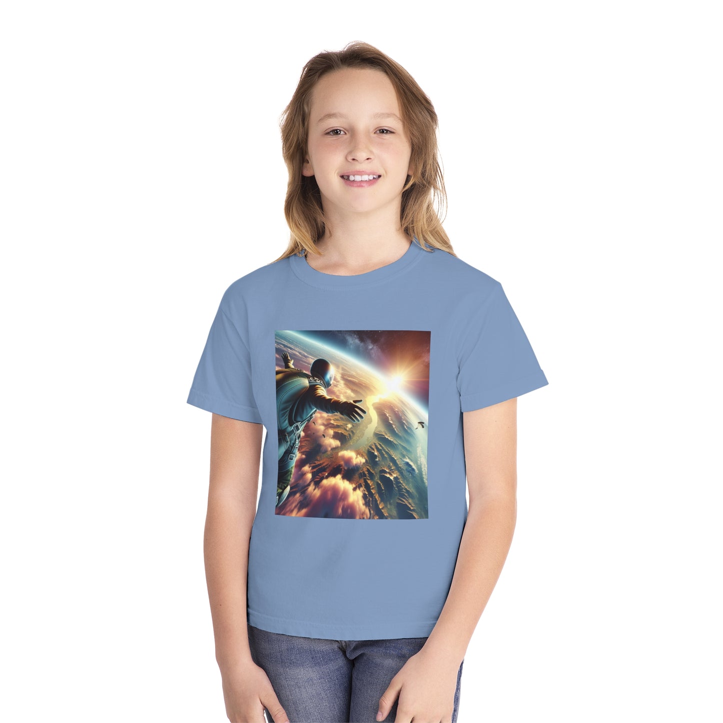 Sky Diving Youth Midweight Tee