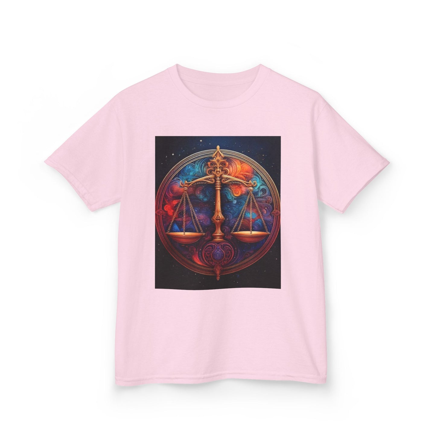 Libra Horoscope Kids Tee - Cosmic Zodiac T-Shirt for Astrology Lovers, Birthday Gift, Everyday Wear, Reference Guide, Unique Design