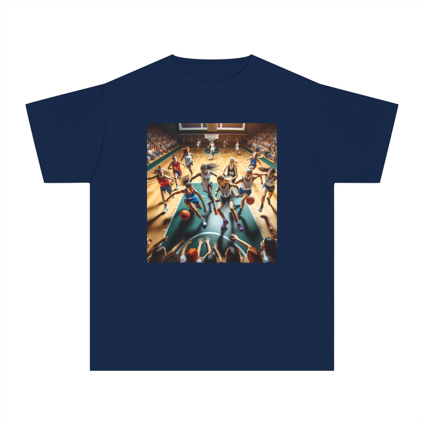 Basketball Youth Midweight Tee