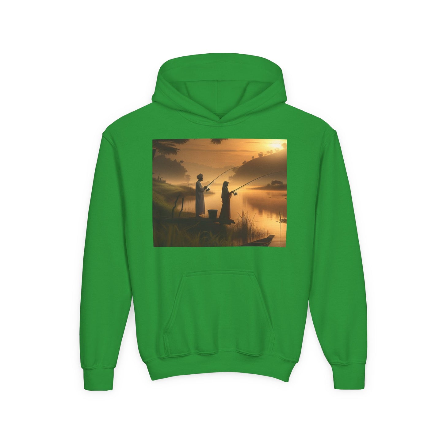 Fishing Youth Hoodie - Heavy Blend Sweatshirt