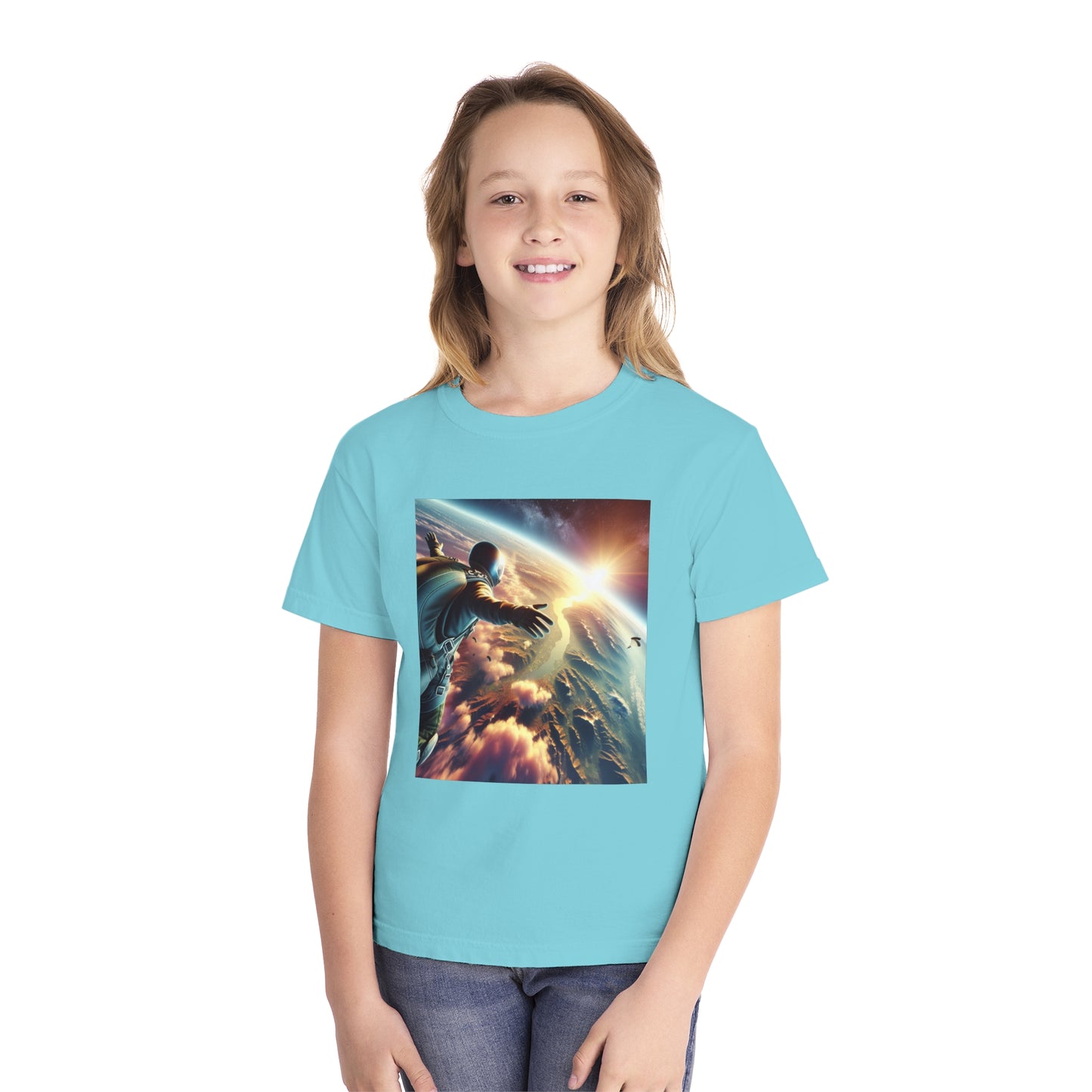 Sky Diving Youth Midweight Tee