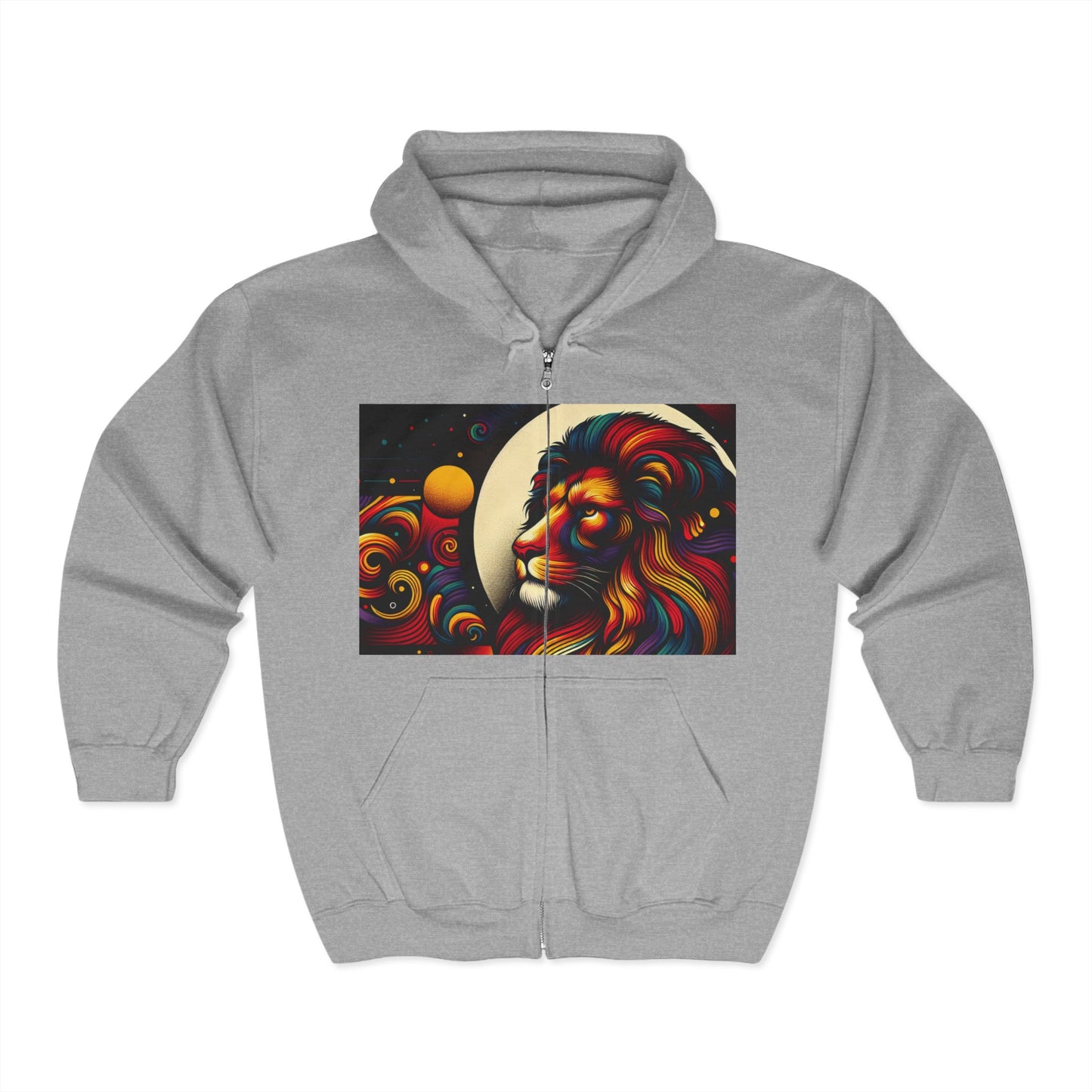 Leo Unisex Heavy Blend™ Full Zip Hooded Sweatshirt