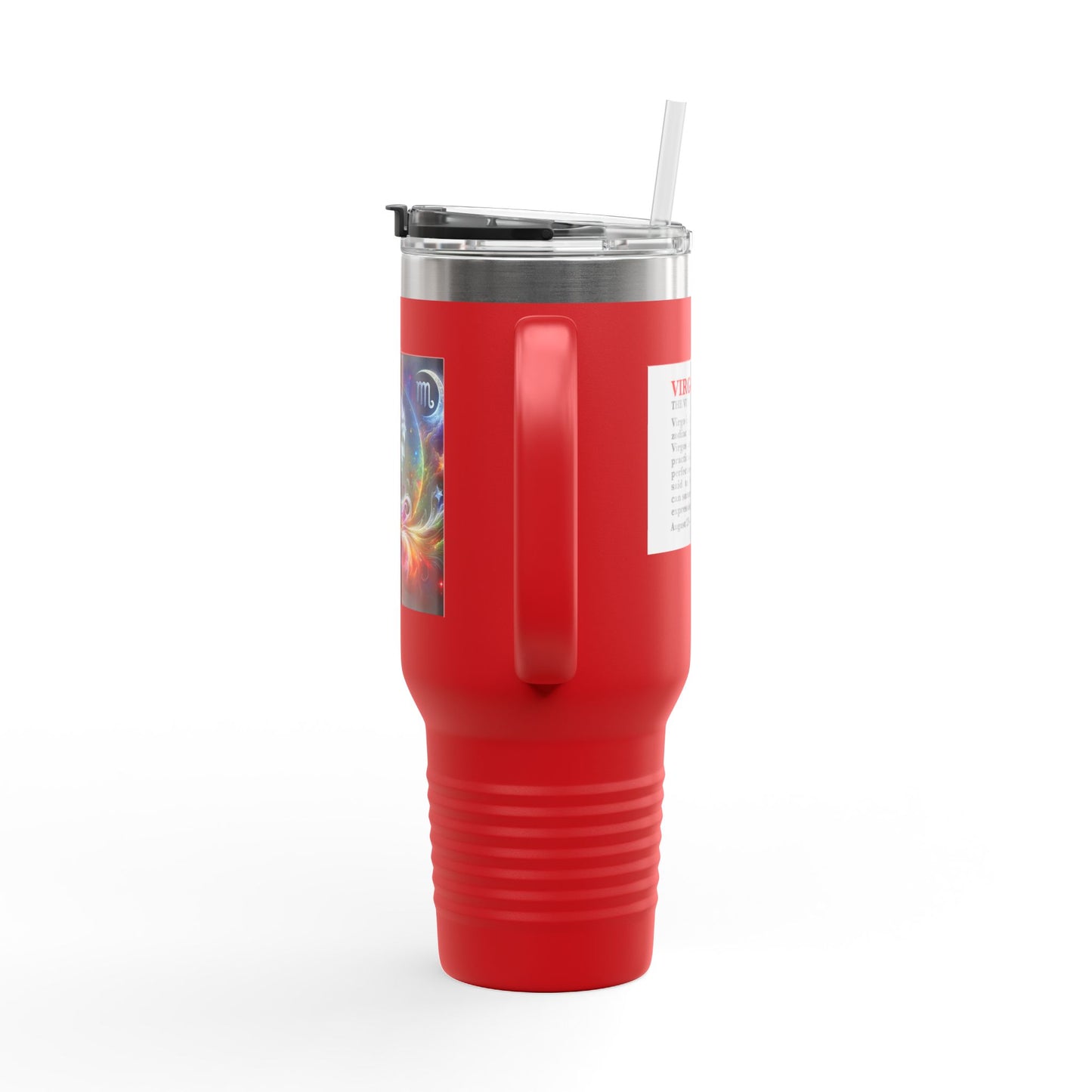 Virgo Insulated Travel Mug, 40oz, Perfect for Zodiac Fans, Coffee, Tea, Water