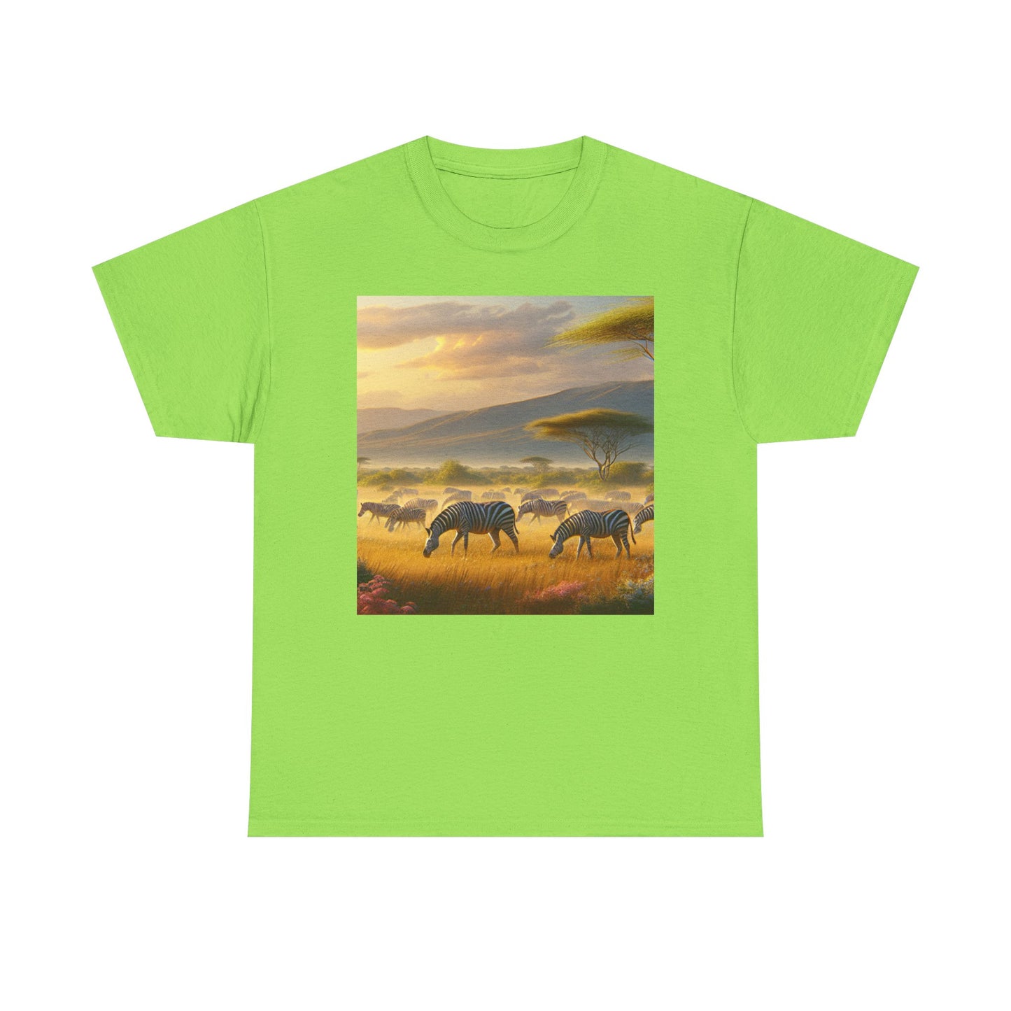 Zebras Women's Heavy Cotton Tee