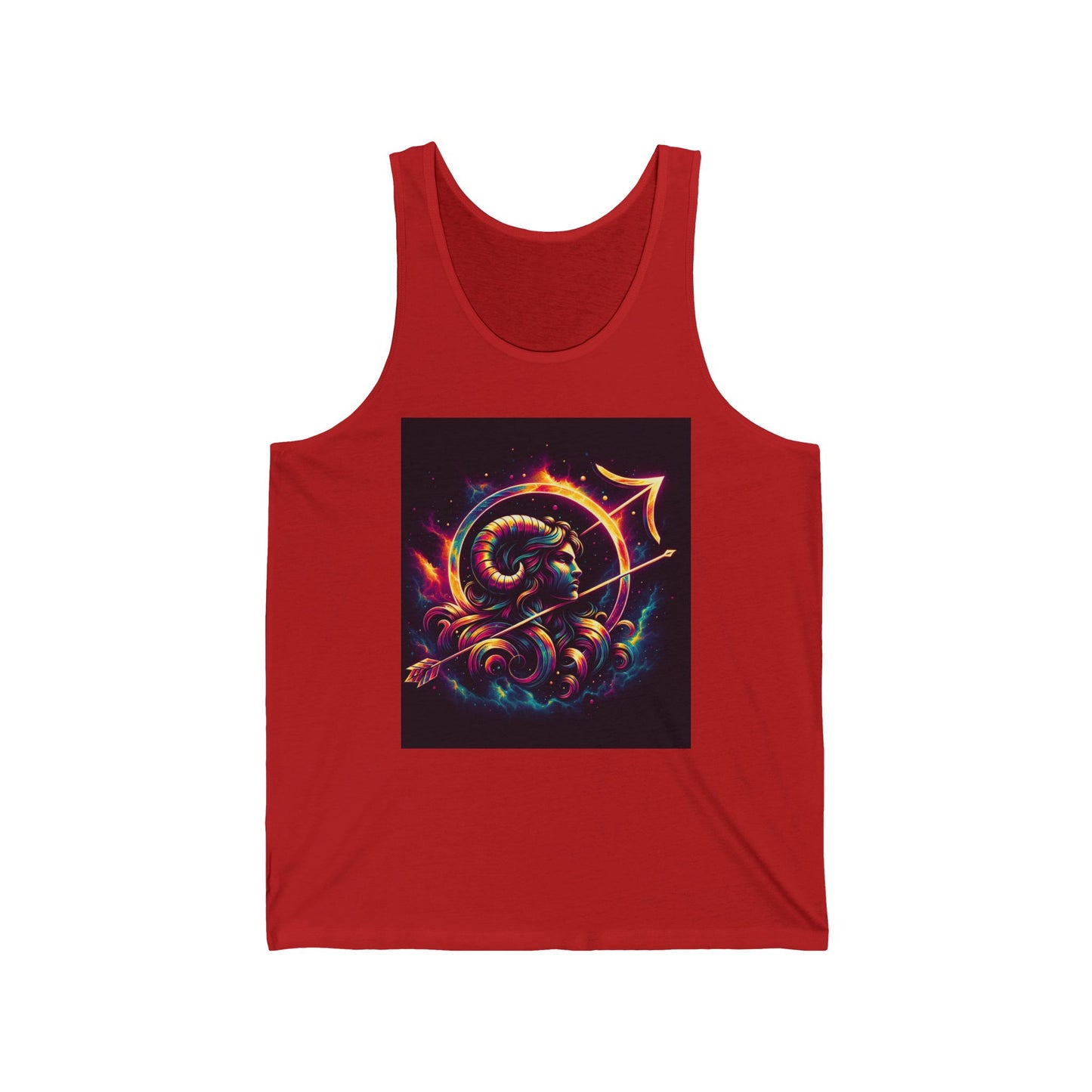 Sagittarius Unisex Jersey Tank Top - Perfect for Festivals & Casual Wear