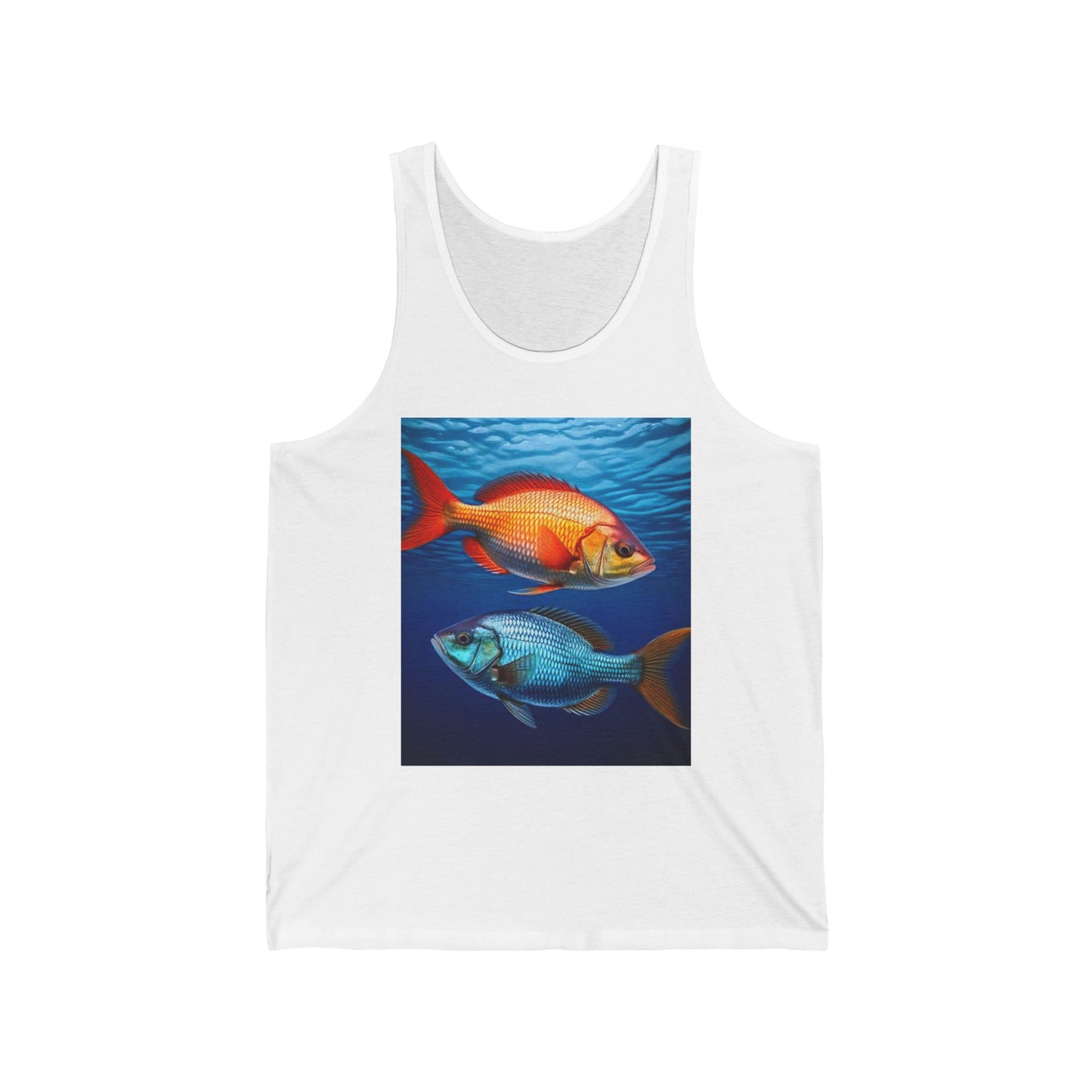 Pisces Unisex Jersey Tank Top - Perfect for Festivals & Casual Wear