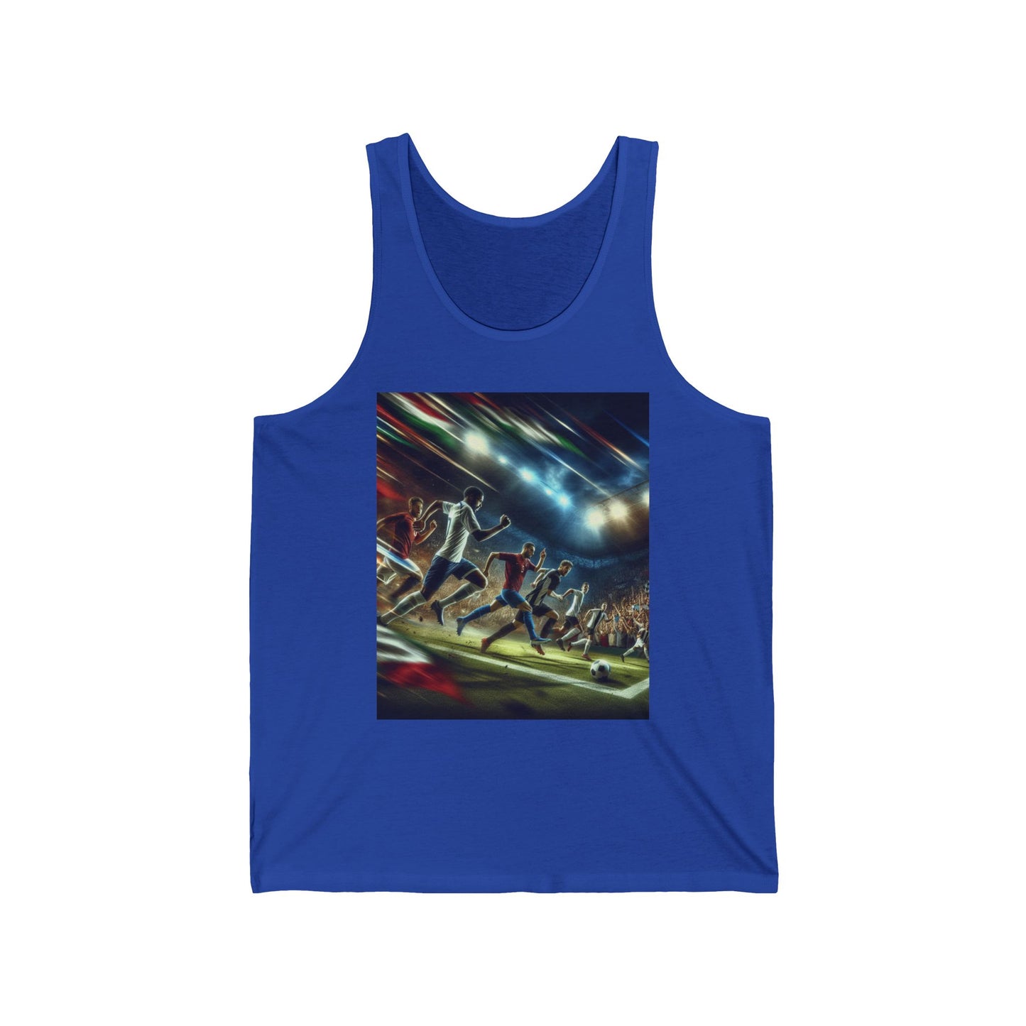 Soccer Unisex Jersey Tank Top - Perfect for Festivals & Casual Wear