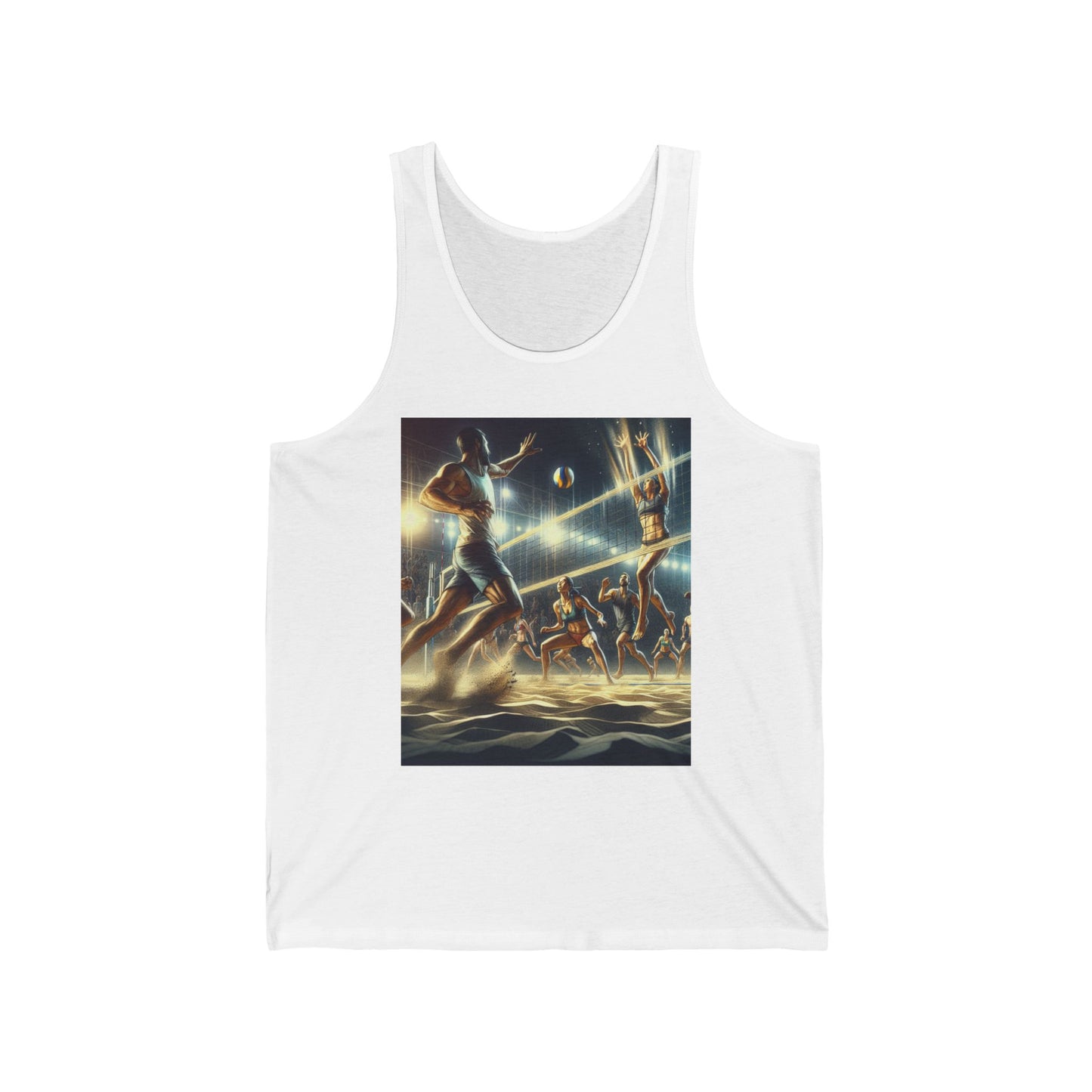 Volleyball Unisex Jersey Tank Top - Perfect for Festivals & Casual Wear