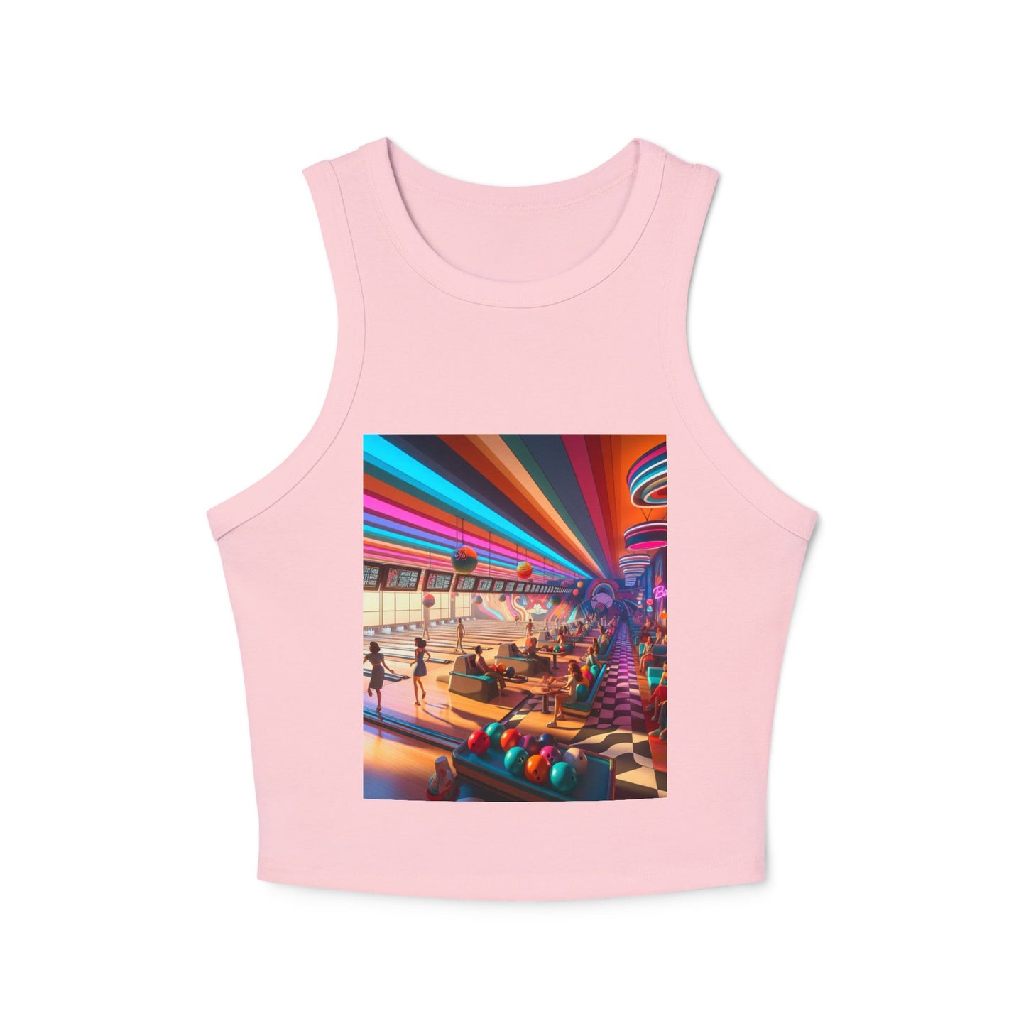 Bowling Women's Micro Rib Racer Tank Top