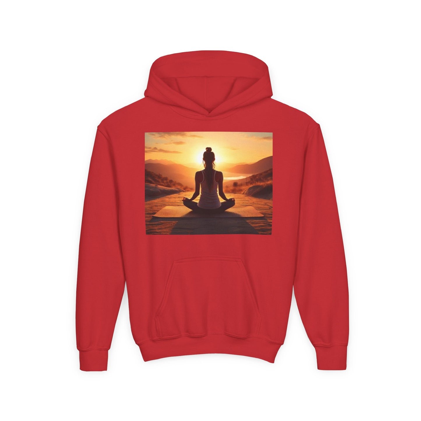 Yoga Youth Hoodie - Heavy Blend Sweatshirt