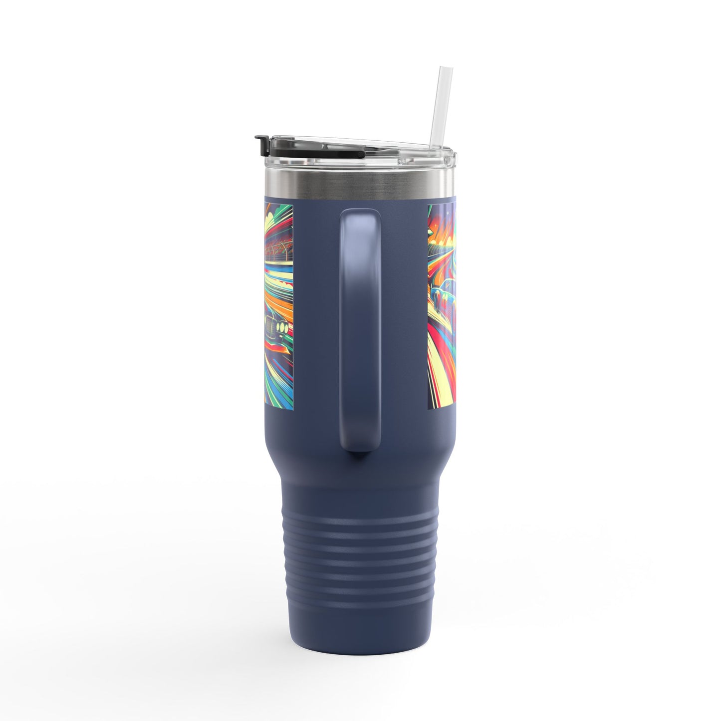 Vintage NASCAR Insulated Travel Mug, 40oz, Perfect for Fans, Sports Events, Coffee, Tea, Water