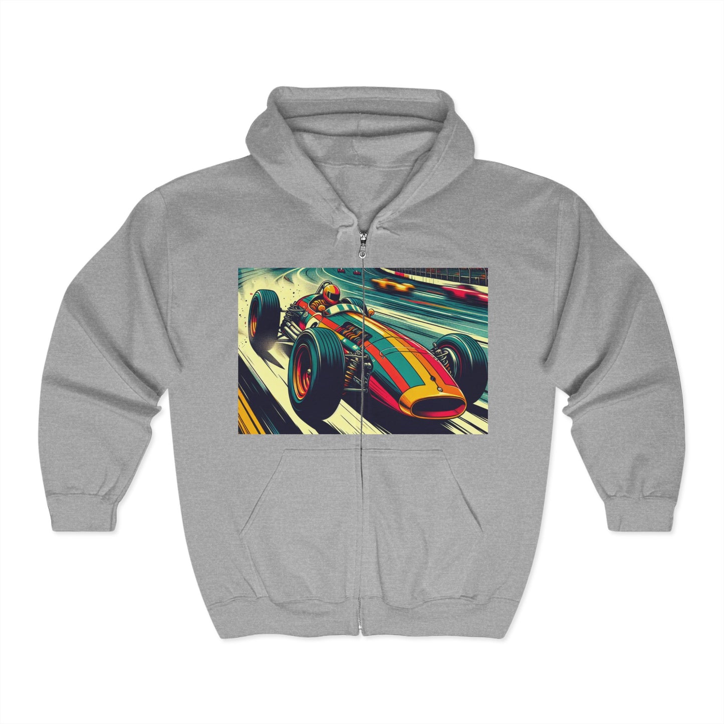 F1 Unisex Heavy Blend™ Full Zip Hooded Sweatshirt