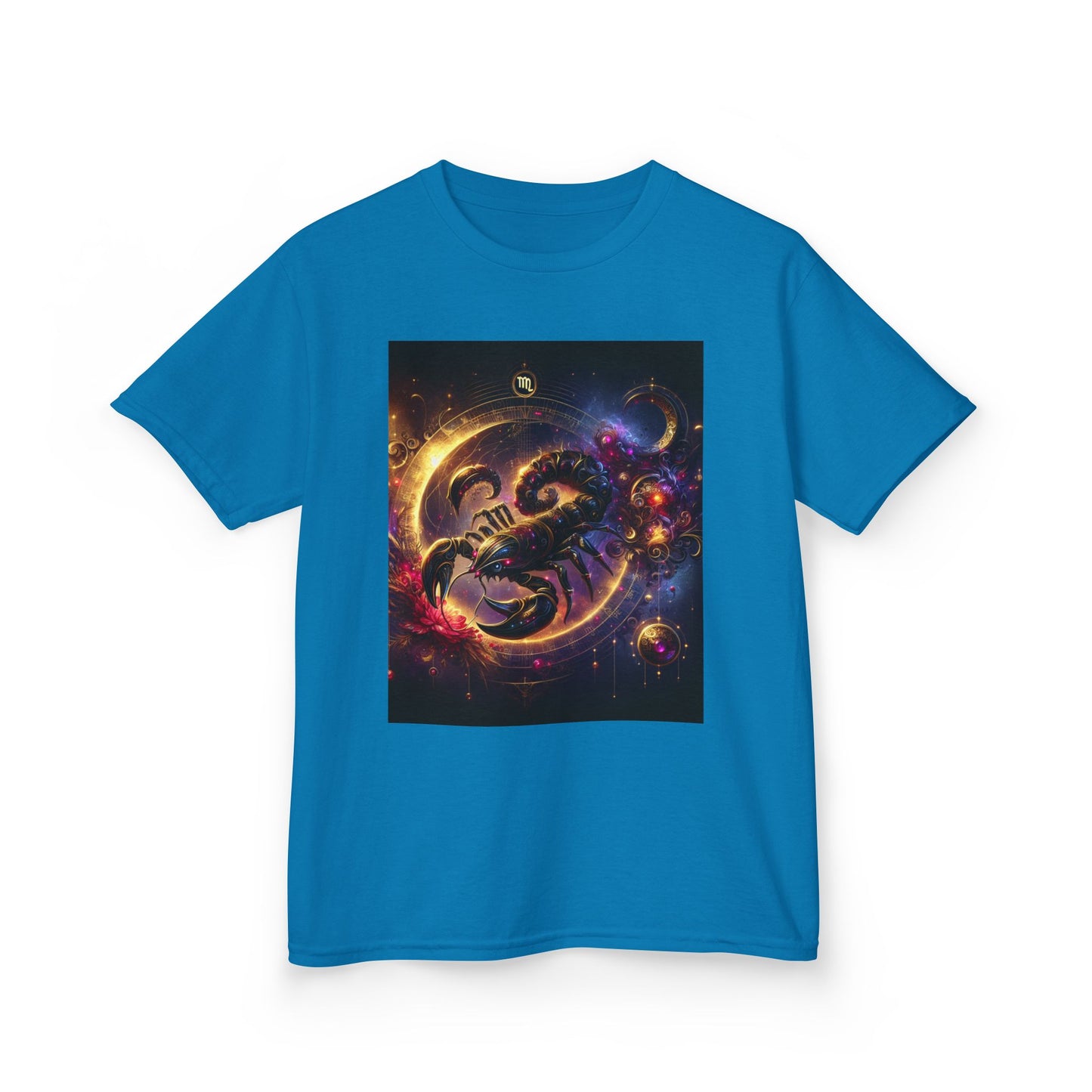 Scorpio Horoscope Kids Tee - Cosmic Zodiac T-Shirt for Astrology Lovers, Birthday Gift, Everyday Wear, Reference Guide, Unique Design