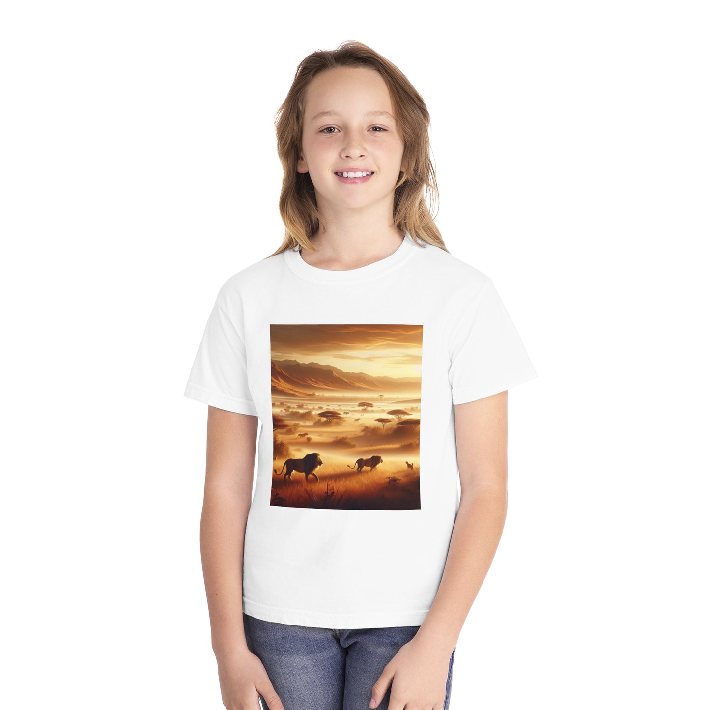 Lions Youth Midweight Tee