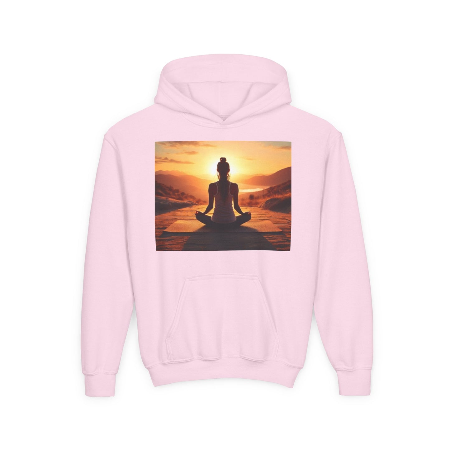 Yoga Youth Hoodie - Heavy Blend Sweatshirt