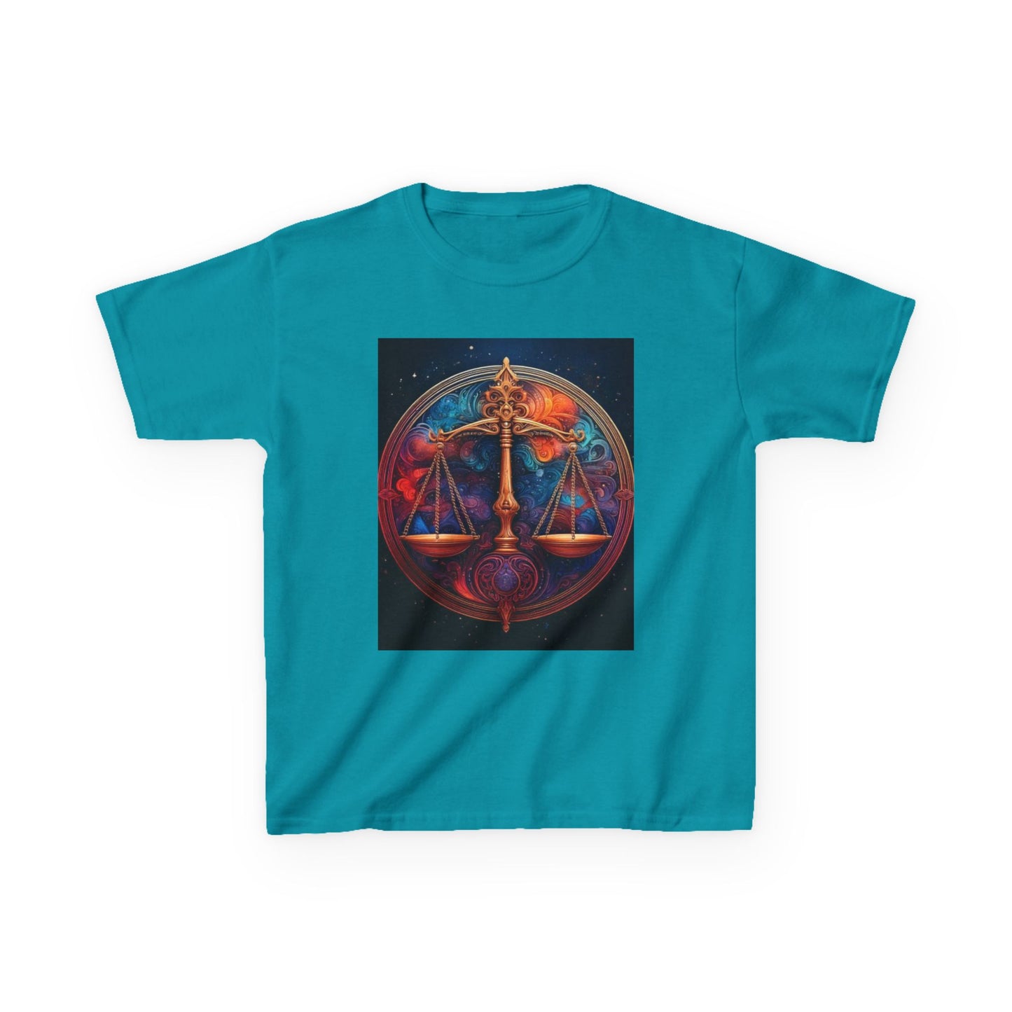 Libra Horoscope Kids Tee - Cosmic Zodiac T-Shirt for Astrology Lovers, Birthday Gift, Everyday Wear, Reference Guide, Unique Design