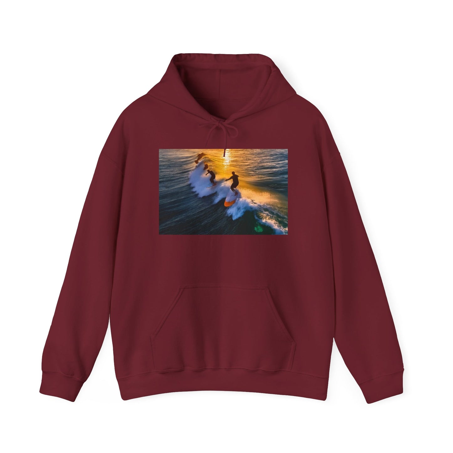 Surfing Unisex Hoodie - Sports Team Vibes